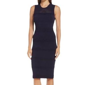 Vince Camuto Sleeveless Knit Dress - Color Navy - Size Medium